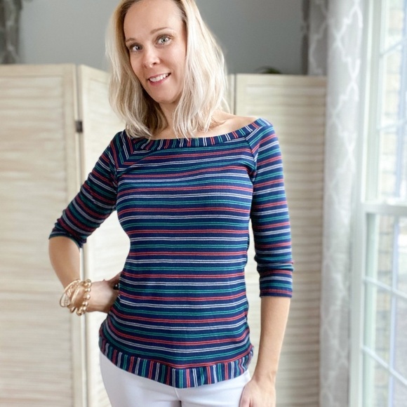 Say You Love Me Stripe Top - Picture 2 of 4